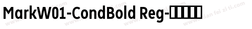 MarkW01-CondBold Reg字体转换